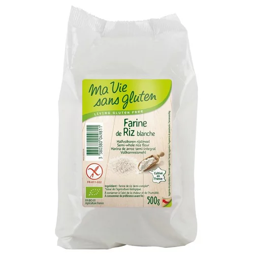 Idée nature：Farine de riz blanche sachet 500g