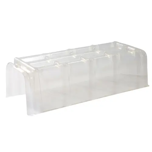 Jardin à organiser：Lot de 3 tunnels Modulo'40 pour serre coloris transparent en plastique - 39 x 105 x 40 cm