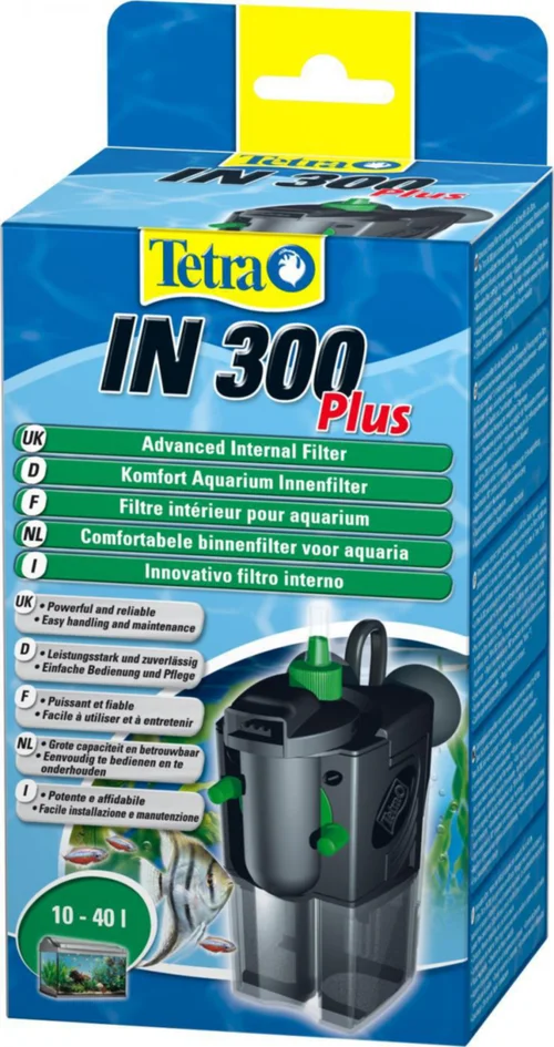 Une sélection pensée pour l’extérieur：Filtre interne aquarium, capacité jusqu'à 40L, TETRA IN 300 Plus