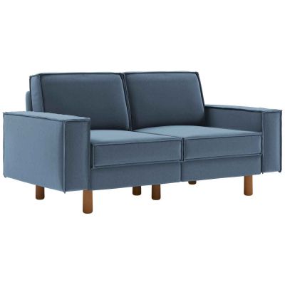 Canapé 2 places en tissu Sparrow (Bleu)