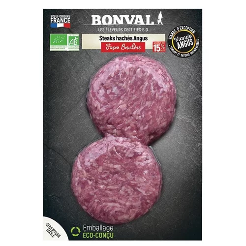 Pour votre espace vert：Steak haché Angus Bonval - 2 x 125 g