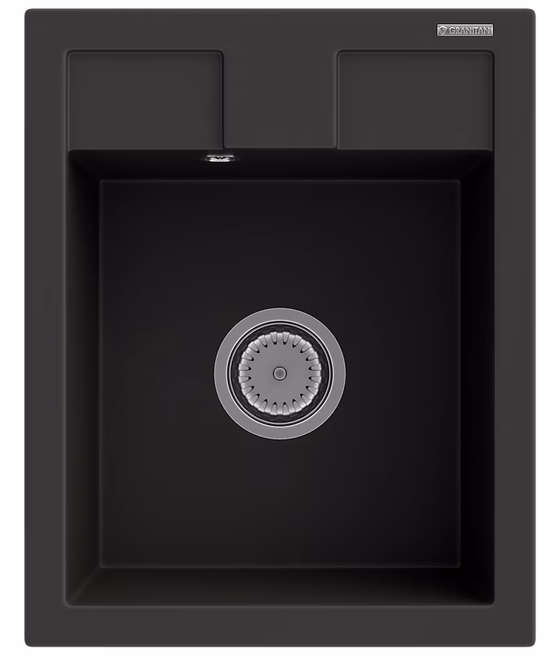 Évier Granitique Granitan Simple avec Siphon – 1 Pièce