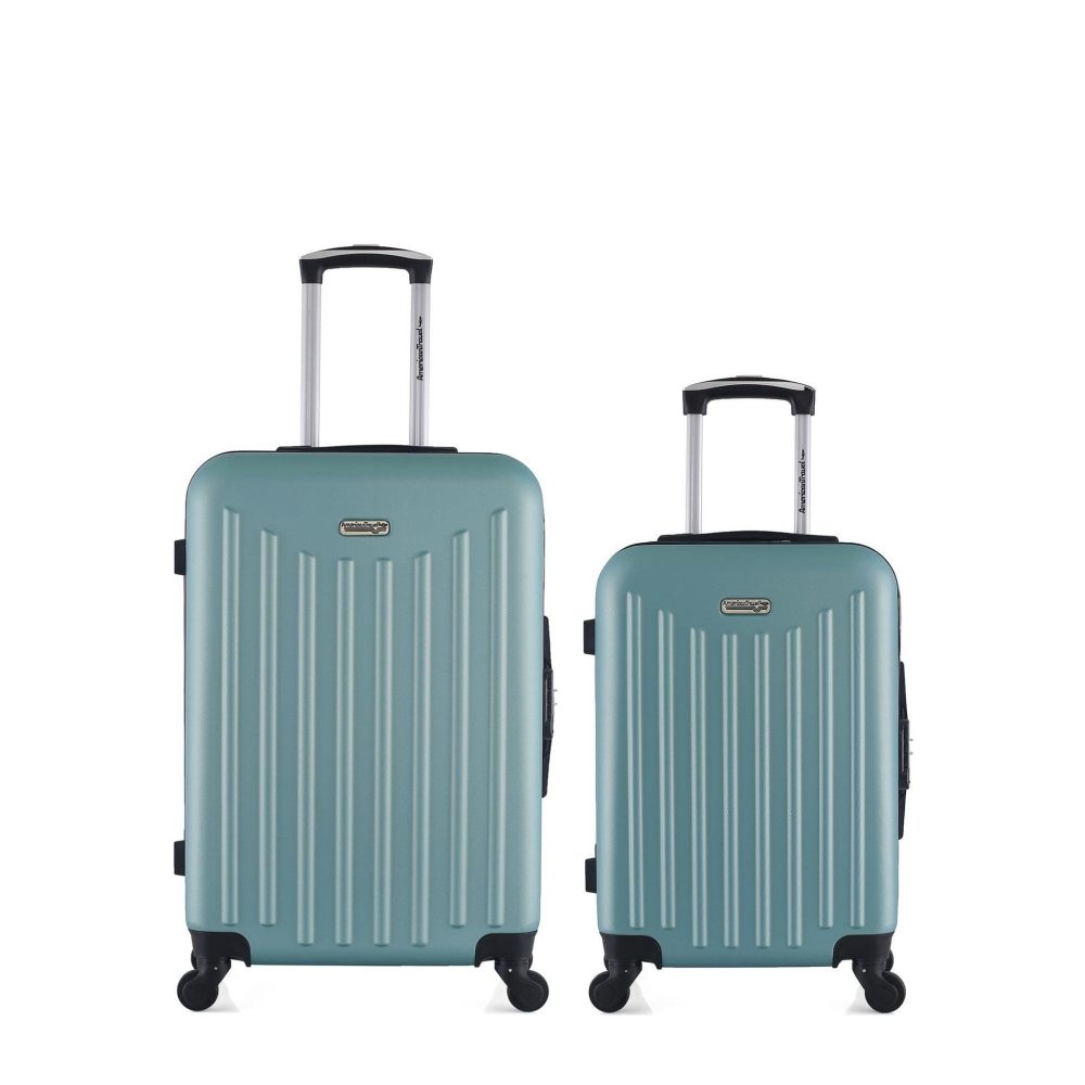AMERICAN TRAVEL American travel - lot de 2 - valise weekend et valise cabine brooklyn