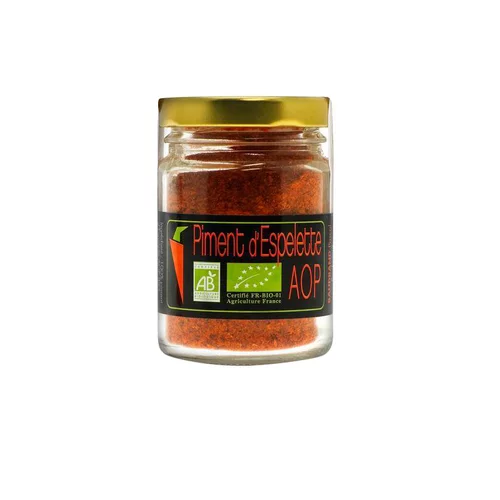 Pour personnaliser votre jardin：Poudre de piment espelette Accent Bio - 45 g